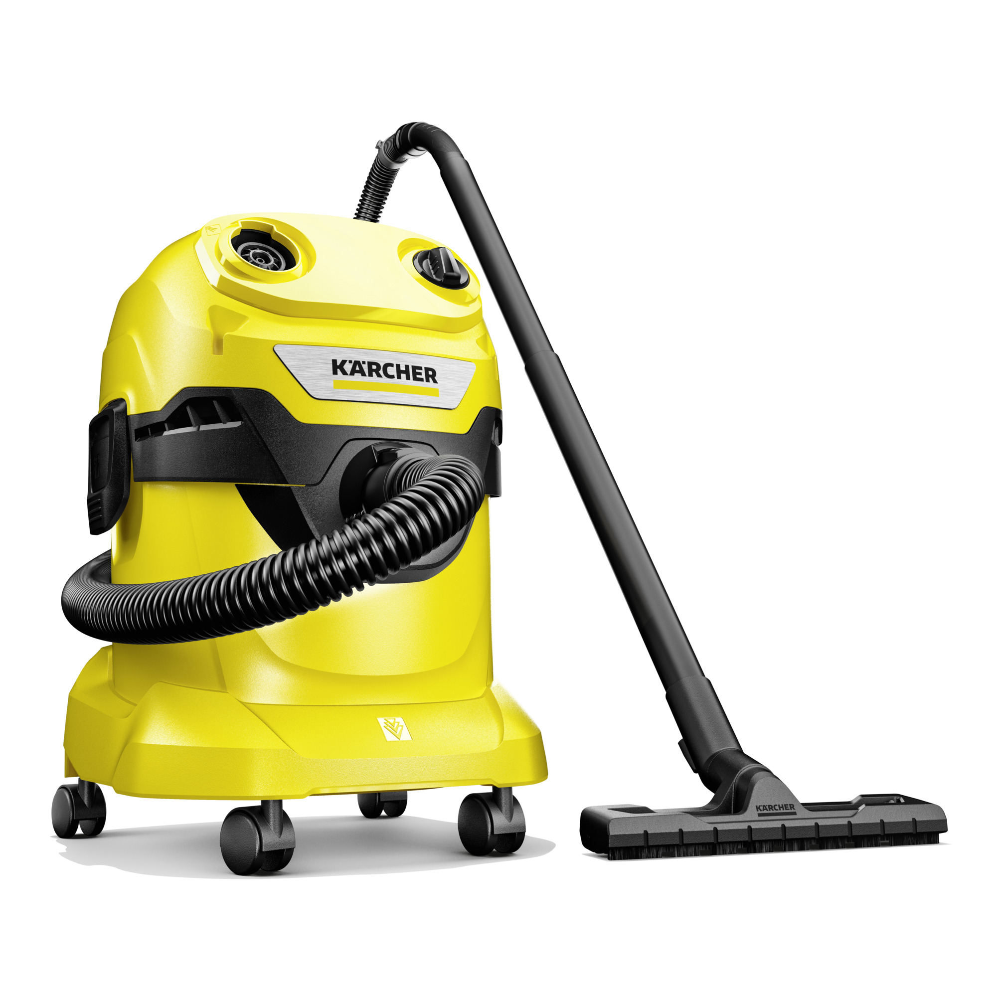 Karcher WD 4 Wet/Dry Vacuum Cleaner — 5.3 Gallon, 1100W Motor, 7.5ft. Suction Hose, Model# WD 4